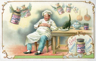 Die Träume des Kochs, 1900 von European School